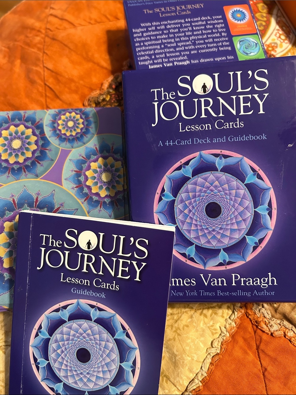 The Soul's Journey Lesson Cards — Purple Oracle/Guidance Deck
